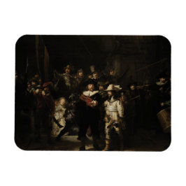 Die Nachtbeobachtung von Rembrandt van Rijn Magnet