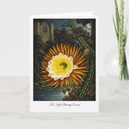 Die Nachtblühende Cereus — Moderne botanische Neui Karte