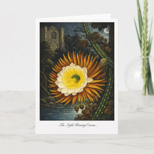 Die Nachtblühende Cereus — Moderne botanische Neui Karte