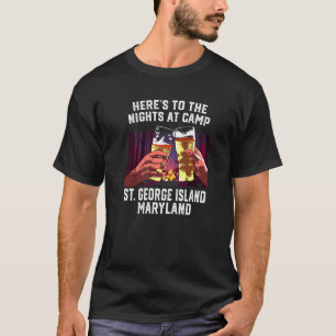 Die Nächte im Camp St George Island Campi T-Shirt