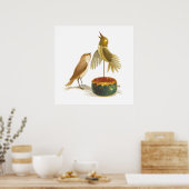 Die Nachtigall Poster (Küche)