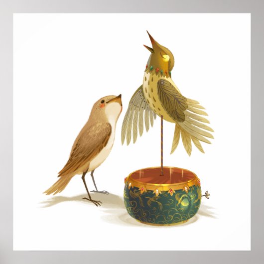 Die Nachtigall Poster (Vorne)