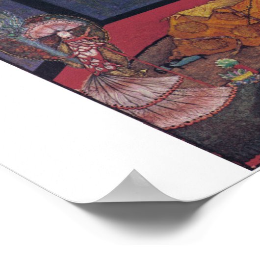 Die Nachtigall Poster (Ecke)