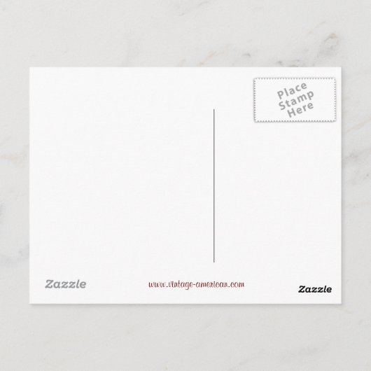 Die nächtliche Express-Postkarte Postkarte (Rückseite)