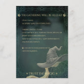 Die nächtliche Mond- und Raumfahrt Begleitkarte (Rückseite)