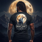 Die Nachtschicht-Crew Wolf Tri-Blend Shirt