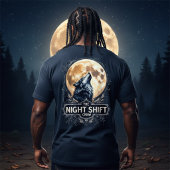 Die Nachtschicht-Crew Wolf Tri-Blend Shirt