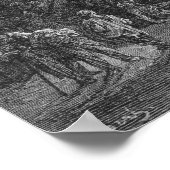 Die Nachtszene der Docks Poster (Ecke)