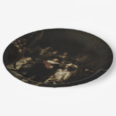 Die Nachtwache durch Rembrandt Van Rijn Pappteller (Schrägansicht)