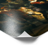 Die Nachtwache - Rembrandt Fotodruck (Ecke)