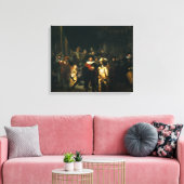Die Nachtwache - Rembrandt Leinwanddruck (Insitu (Wohnzimmer))