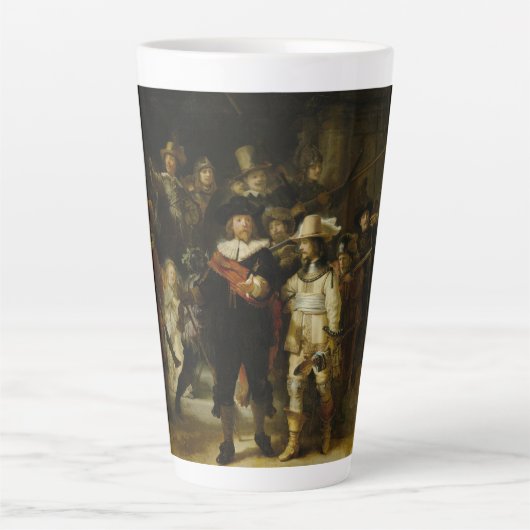 Die Nachtwache Rembrandt Milchtasse (Vorderseite)