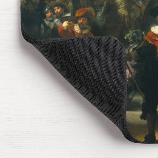 Die Nachtwache - Rembrandt Mousepad (Ecke)