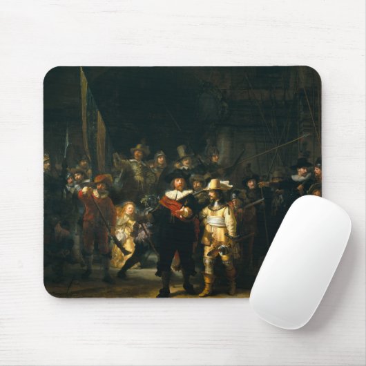 Die Nachtwache - Rembrandt Mousepad (Mit Mouse)