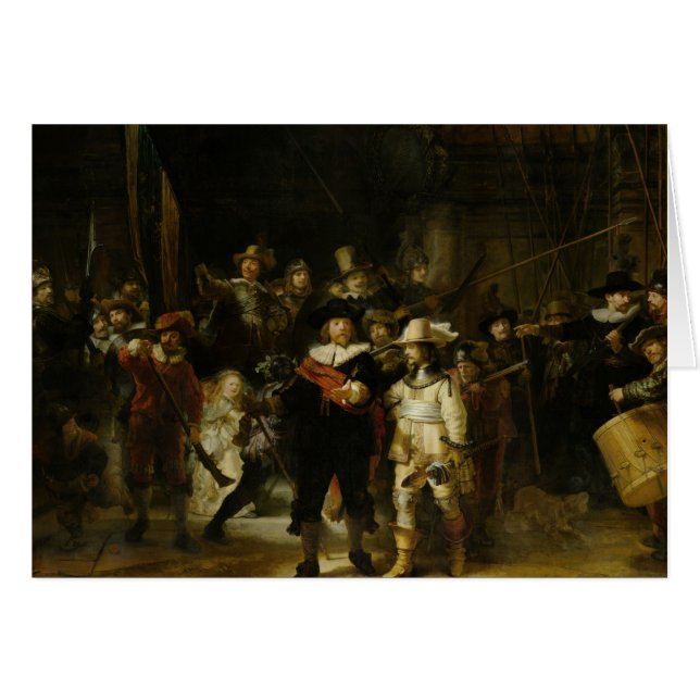 Die Nachtwache, Rembrandt Van Rijn (Vorderseite (Horizontal))