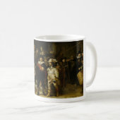Die Nachtwache, Rembrandt Van Rijn Kaffeetasse (VorderseiteRechts)