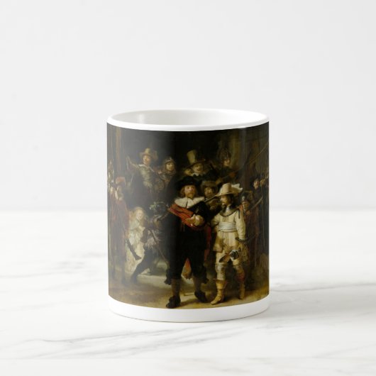 Die Nachtwache, Rembrandt Van Rijn Kaffeetasse (Mittel)