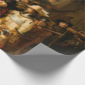 Die Nachtwache von Rembrandt Geschenkpapier (Ecke)