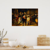 Die Nachtwache von Rembrandt Poster (Küche)