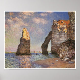 Die Nadel, Etretat, 1885 Poster