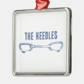 Die Nadel klettert schnell Ornament Aus Metall (Links)