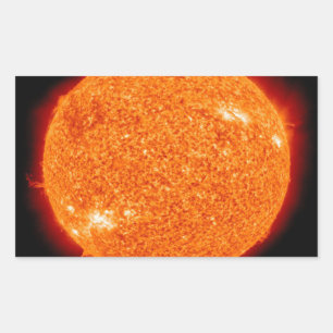 DIE NÄHE DER SCHÖNEN SONNE RECHTECKIGER AUFKLEBER