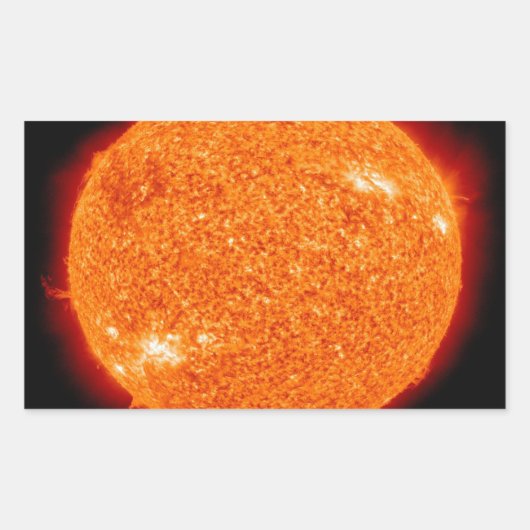 DIE NÄHE DER SCHÖNEN SONNE RECHTECKIGER AUFKLEBER (Vorderseite)