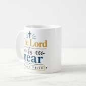 Die Nähe des Herrn - Christliche Identitätsaussage Kaffeetasse (Vorderseite Links)