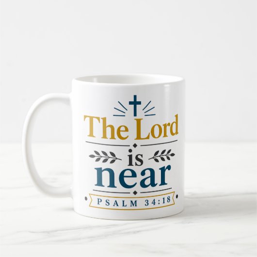 Die Nähe des Herrn - Christliche Identitätsaussage Kaffeetasse (Links)