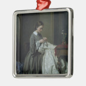 Die Näherin Ornament Aus Metall (Links)