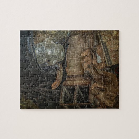 Die Nähmaschine der Großmutter Puzzle (Horizontal)