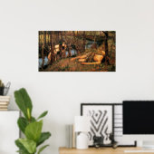 Die Najade von John William Waterhouse Poster (Heimbüro)