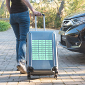 Die Namen der kleinen Gäste sind die Adresse. Vers Aufkleber (Koffer Insitu)