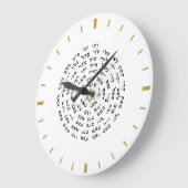 Die Namen Gottes Große Wanduhr (Winkel)