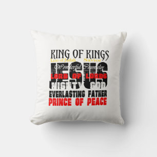 Die Namen Jesu Jesaja 9:6 Christlich Kissen