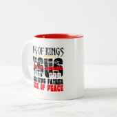 Die Namen Jesu Jesaja 9:6 Christlich Zweifarbige Tasse (Vorderseite Links)