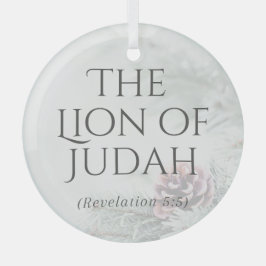 "Die Namen Jesu" Ornament - Der Löwe von Juda Aus Glas