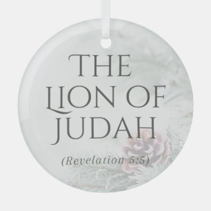 "Die Namen Jesu" Ornament - Der Löwe von Juda Aus Glas