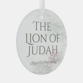 "Die Namen Jesu" Ornament - Der Löwe von Juda Aus Glas (Vorderseite Rechts)