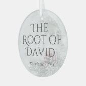 "Die Namen Jesu" Ornament - Die Wurzel von David Aus Glas (Vorderseite links)