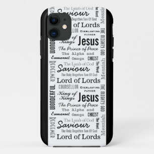 Die Namen von Jesus-Skripttext Case-Mate iPhone Hülle