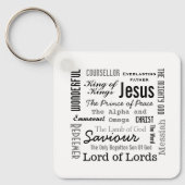 Die Namen von Jesus-Skripttext Schlüsselanhänger (Vorderseite)