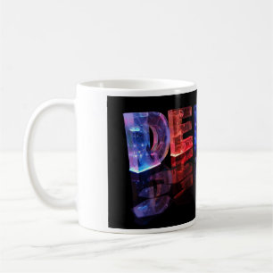 Die Namensdenise in 3D beleuchtet (Fotografie) Kaffeetasse