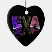 Die Namenseva in 3D beleuchtet (Fotografie) Keramik Ornament (Rechts)