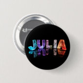 Die Namensjulia in 3D beleuchtet (Fotografie) Button (Vorne & Hinten)