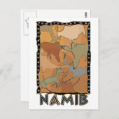 Die Namib Postcard Postkarte (Vorne/Hinten)