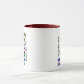 Die "Nancy" in Fun, Helle und farbenfrohe Kunst Tasse (Zentrum)