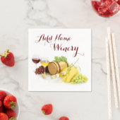 Die Napkins sind nach Kundenwunsch für das Thema W Serviette (Beispiel)