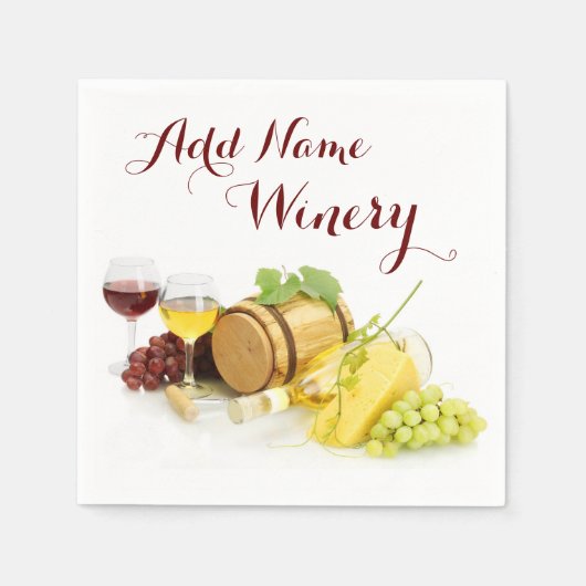 Die Napkins sind nach Kundenwunsch für das Thema W Serviette (Vorderseite)