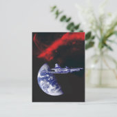 Die NARC-Athena kehrt in die Heimat zurück Postkarte (Stehend Vorderseite)